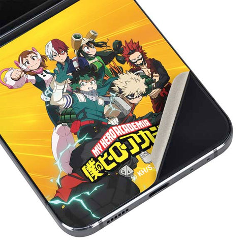 My Hero Academia Deku and Baku Team Season 6 Galaxy Z Flip5 5G Skin
